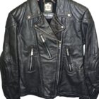 Vintage biker γυναικείο δερμάτινο jacket M 2