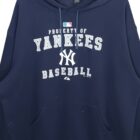 Vintage ανδρικό φούτερ με κουκούλα Yankees 3XL 2