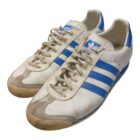 Vintage Leather Sneakers 80s Adidas Rom 46