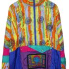 Vintage unisex track jacket crazy colour 2XL 2