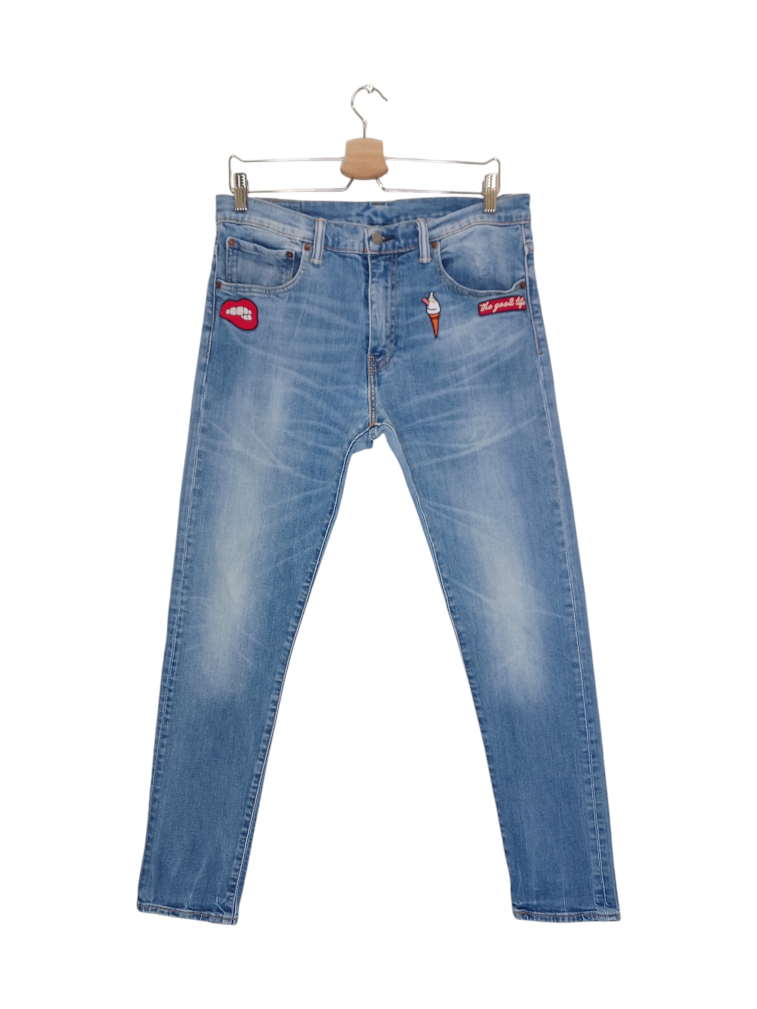 Retro unisex jean παντελόνι Levi's 520 W31 1