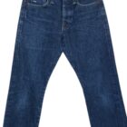 Retro Ανδρικό Jean Παντελόνι G-Star RAW W29 L32 - Κοντινή λεπτομέρεια μπροστινής όψης, ραφές και υφή denim