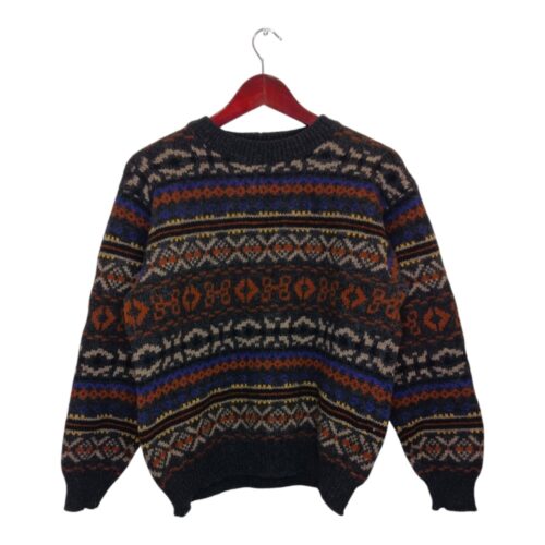 Vintage unisex 100% Wool πλεκτό Benetton L